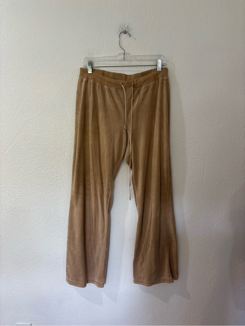 Moda International Velour Wider Leg Drawstring Pants